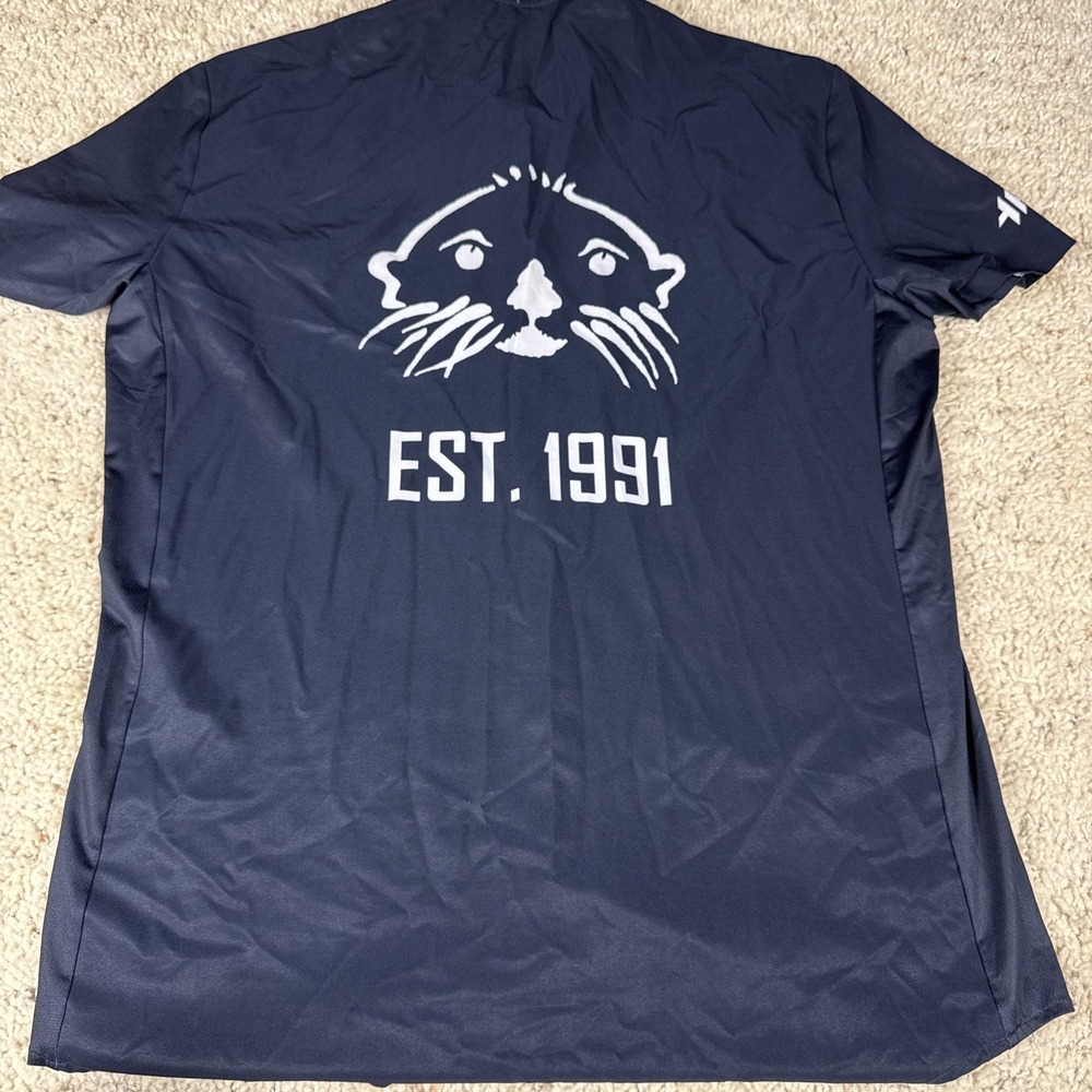 Sea Otter Classic Hyperthreads Cycling Pit Shirt Men L Snap Button - Picture 5 of 7